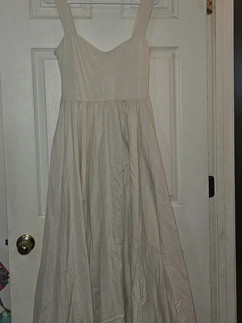 J. Crew Cream Midi Dress